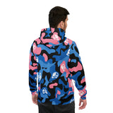 Ape Nation Pink Black Blue and White Athletic Hoodie