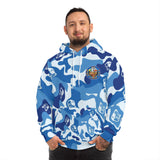 HYMC Blue Camo Fashion Hoodie