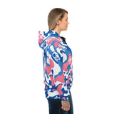 Ape Nation Pink Blue White Athletic Hoodie
