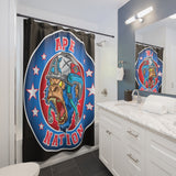 Ape Nation Black Shower Curtains