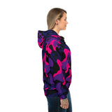Purple Black and Magenta Ape Nation Camo Athletic Hoodie