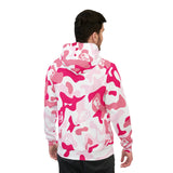 Pink and White Camo Athletic Hoodie
