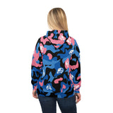 Ape Nation Pink Black Blue and White Athletic Hoodie