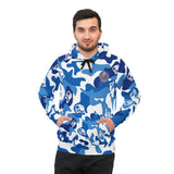 Ape Nation Blue and White Athletic Hoodie