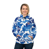 Ape Nation Blue and White Athletic Hoodie