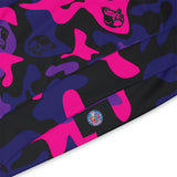 Purple Black and Magenta Ape Nation Camo Athletic Hoodie