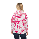 Pink and White Camo Athletic Hoodie