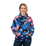Ape Nation Pink Black Blue and White Athletic Hoodie