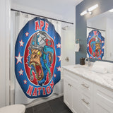 Ape Nation Shower Curtains