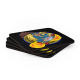 Ape On a Rocket Corkwood Coaster Set