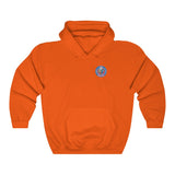 Ape Nation small logo front large logo back Unisex Heavy Blend™ Hooded Sweatshirt