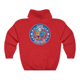 Ape Nation small logo front large logo back Unisex Heavy Blend™ Hooded Sweatshirt