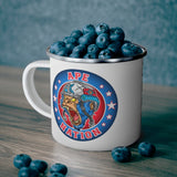 Ape Nation Enamel Camping Mug