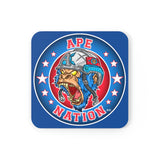 Ape Nation Logo Corkwood Coaster Set