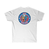 Ape Nation small logo on front large logo on back Unisex Ultra Cotton Tee