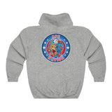Ape Nation small logo front large logo back Unisex Heavy Blend™ Hooded Sweatshirt
