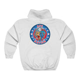 Ape Nation small logo front large logo back Unisex Heavy Blend™ Hooded Sweatshirt