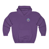 Ape Nation small logo front large logo back Unisex Heavy Blend™ Hooded Sweatshirt
