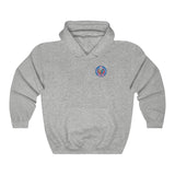 Ape Nation small logo front large logo back Unisex Heavy Blend™ Hooded Sweatshirt