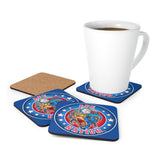 Ape Nation Logo Corkwood Coaster Set