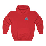 Ape Nation small logo front large logo back Unisex Heavy Blend™ Hooded Sweatshirt