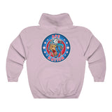 Ape Nation small logo front large logo back Unisex Heavy Blend™ Hooded Sweatshirt