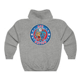 Ape Nation small logo front large logo back Unisex Heavy Blend™ Hooded Sweatshirt