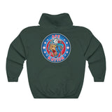 Ape Nation small logo front large logo back Unisex Heavy Blend™ Hooded Sweatshirt