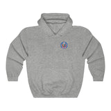 Ape Nation small logo front large logo back Unisex Heavy Blend™ Hooded Sweatshirt