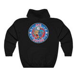 Ape Nation small logo front large logo back Unisex Heavy Blend™ Hooded Sweatshirt