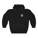 Ape Nation small logo front large logo back Unisex Heavy Blend™ Hooded Sweatshirt