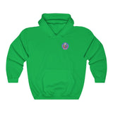 Ape Nation small logo front large logo back Unisex Heavy Blend™ Hooded Sweatshirt
