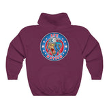 Ape Nation small logo front large logo back Unisex Heavy Blend™ Hooded Sweatshirt