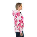 Pink and White Camo Athletic Hoodie