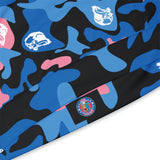 Ape Nation Pink Black Blue and White Athletic Hoodie