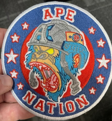 Ape Nation Embroidered Patch