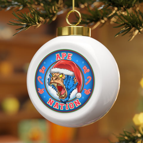 Ape Nation Christmas Ball Ornament