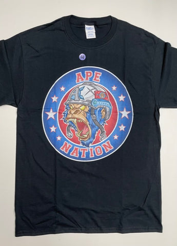 APE NATION LOGO Black t-shirt