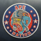 Ape Nation Embroidered Patch